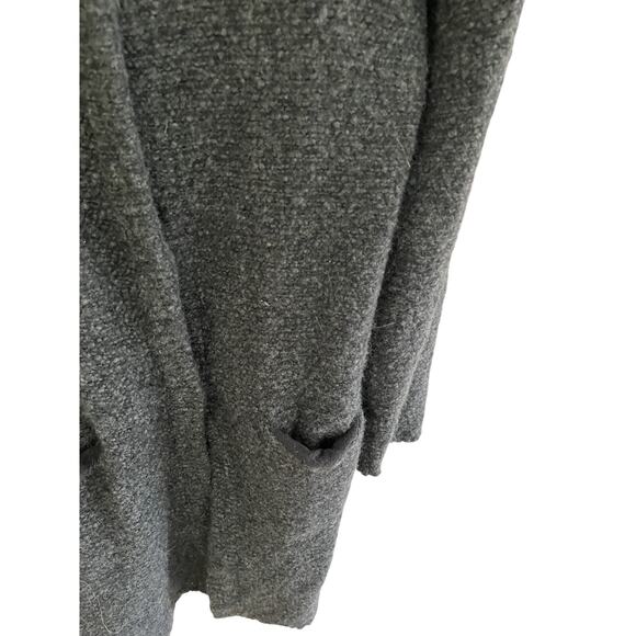 Eileen Fisher Women Boucle Organic Wool Sweater Coat 12/14 Lagenlook Minimalist - Picture 5 of 7